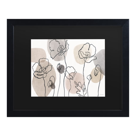 Lisa Audit 'Think Neutral 01' Matted Framed Art