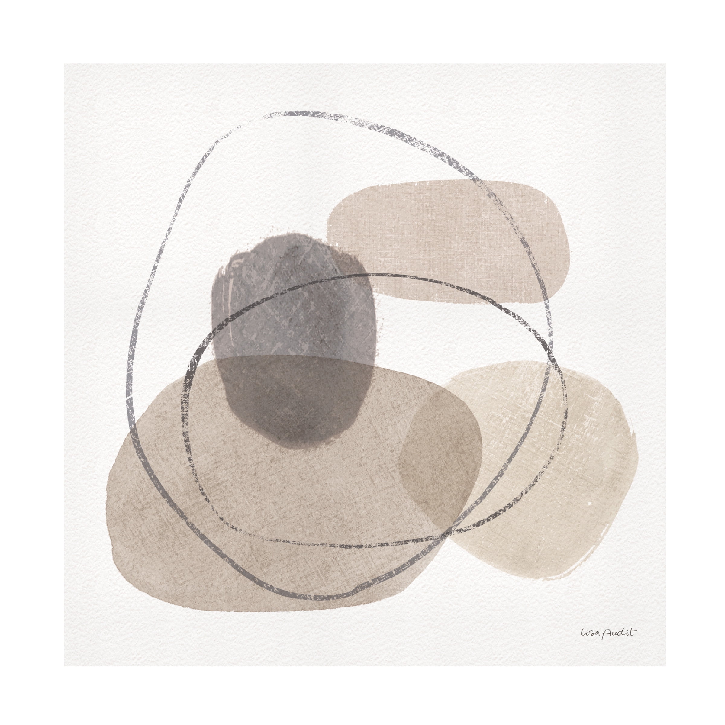 Lisa Audit 'Think Neutral 07' Canvas Art
