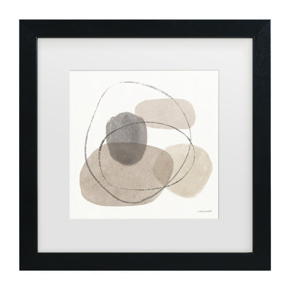 Lisa Audit 'Think Neutral 07' Matted Framed Art