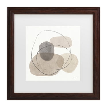 Lisa Audit 'Think Neutral 07' Matted Framed Art