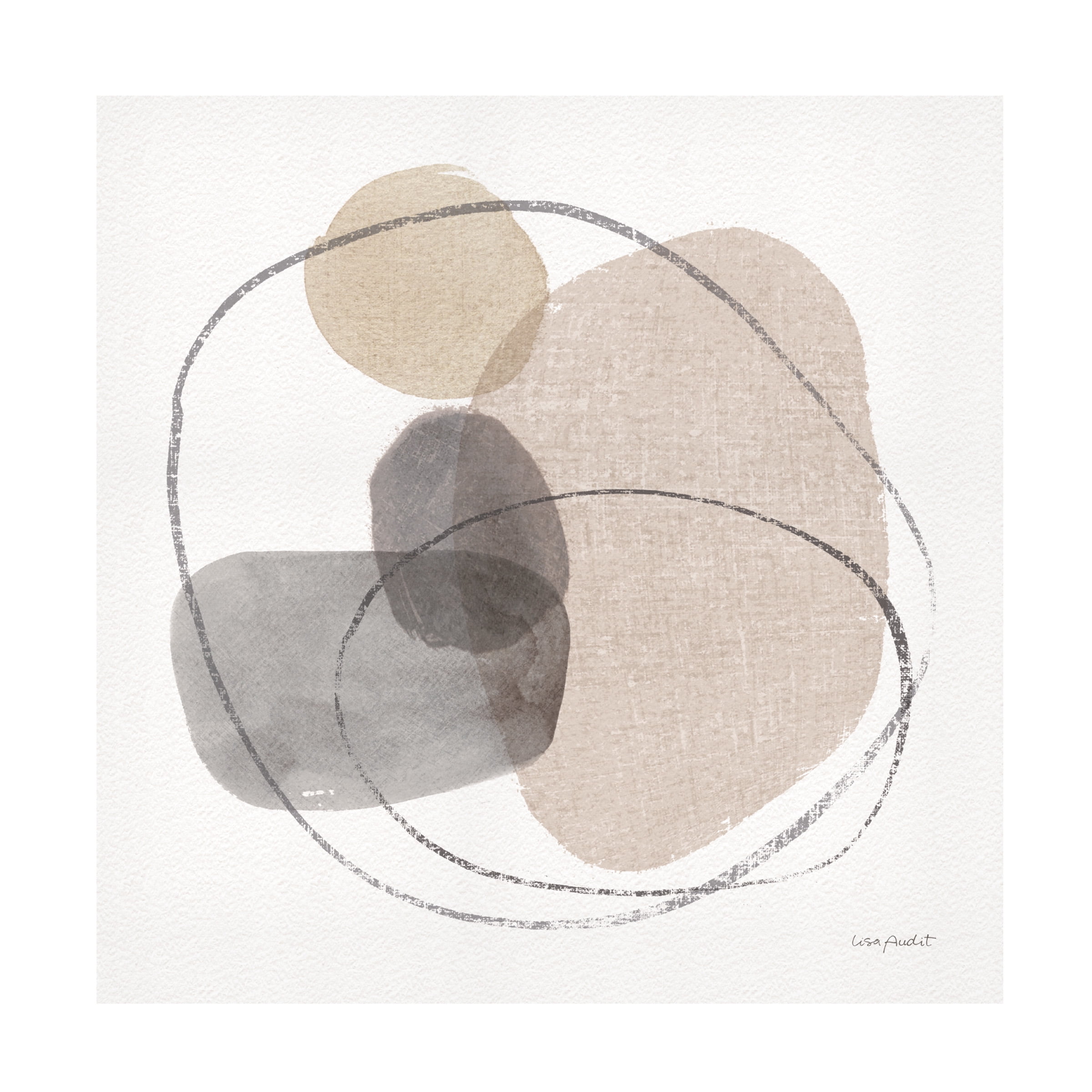 Lisa Audit 'Think Neutral 08' Canvas Art