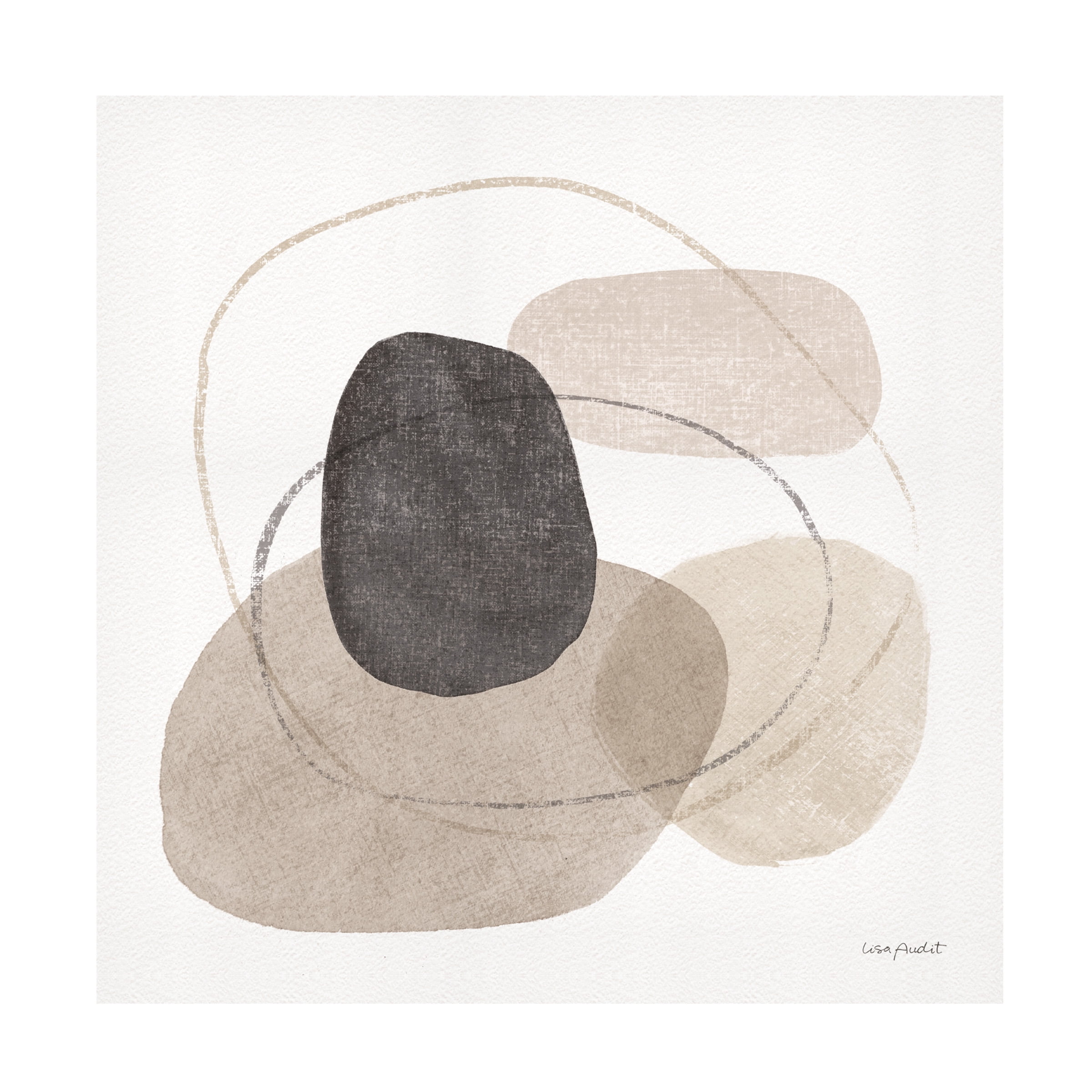 Lisa Audit 'Think Neutral 10' Canvas Art