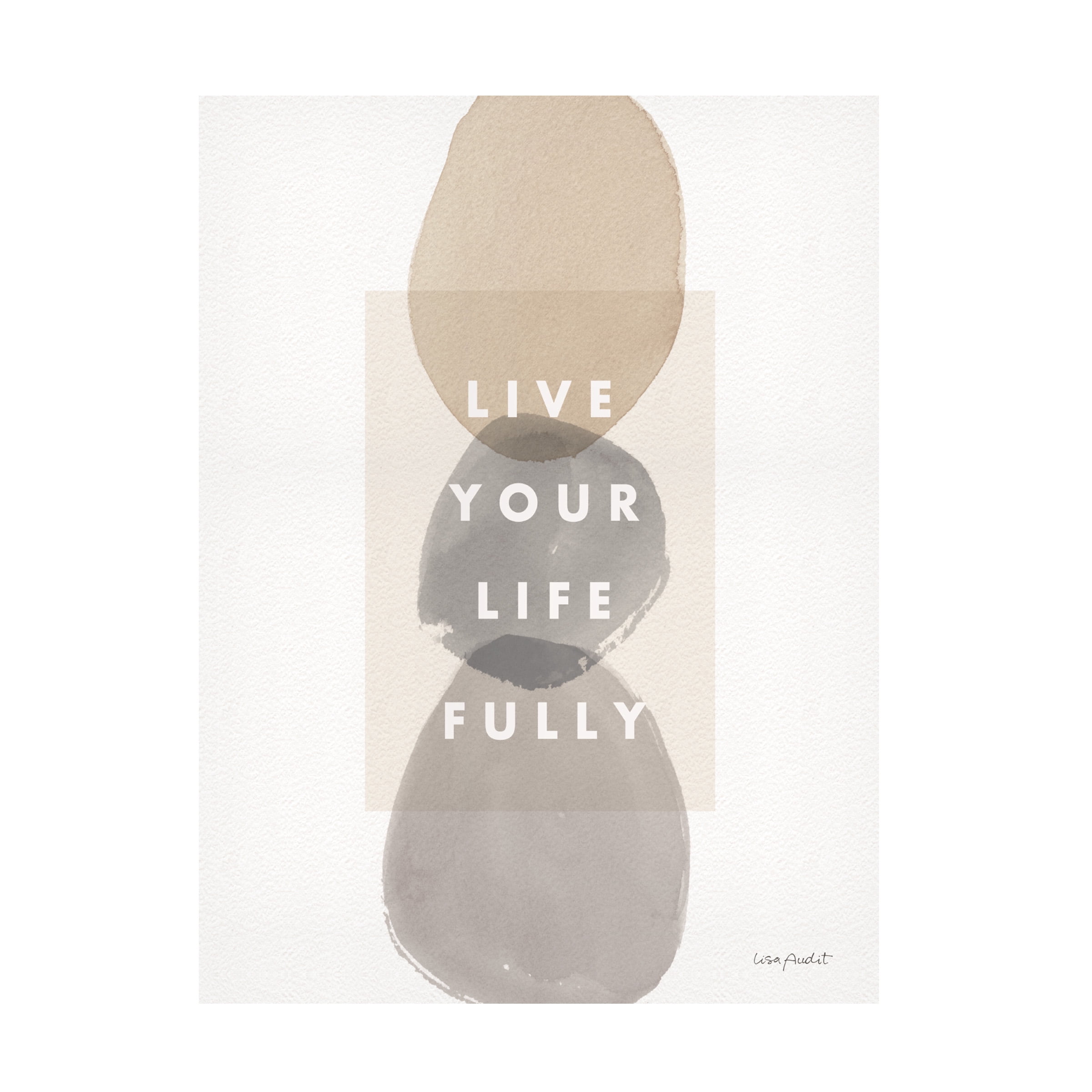 Lisa Audit 'Think Neutral 13' Canvas Art