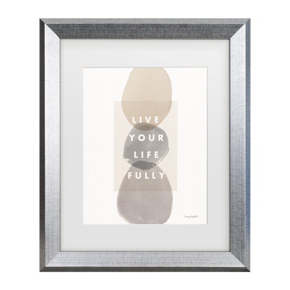 Lisa Audit 'Think Neutral 13' Matted Framed Art