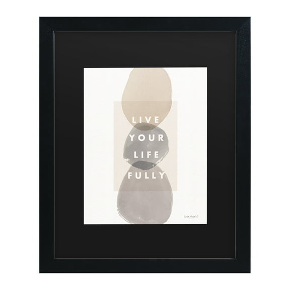Lisa Audit 'Think Neutral 13' Matted Framed Art