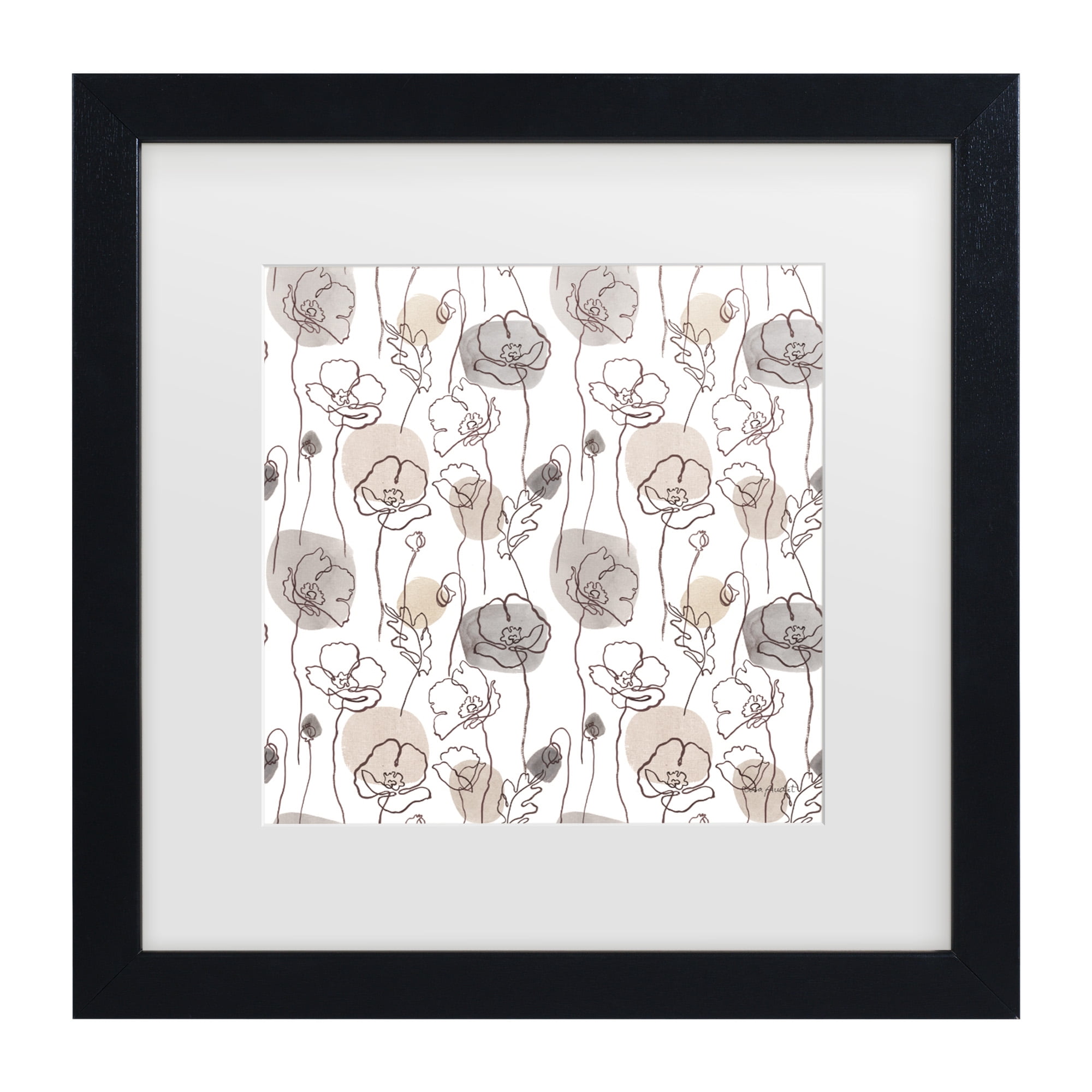 Lisa Audit 'Think Neutral 15' Matted Framed Art