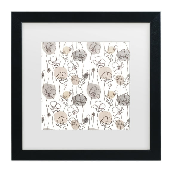 Lisa Audit 'Think Neutral 15' Matted Framed Art