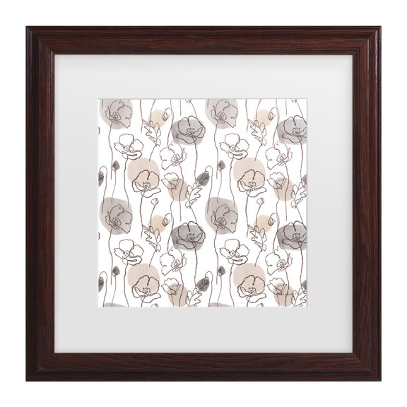 Lisa Audit 'Think Neutral 15' Matted Framed Art