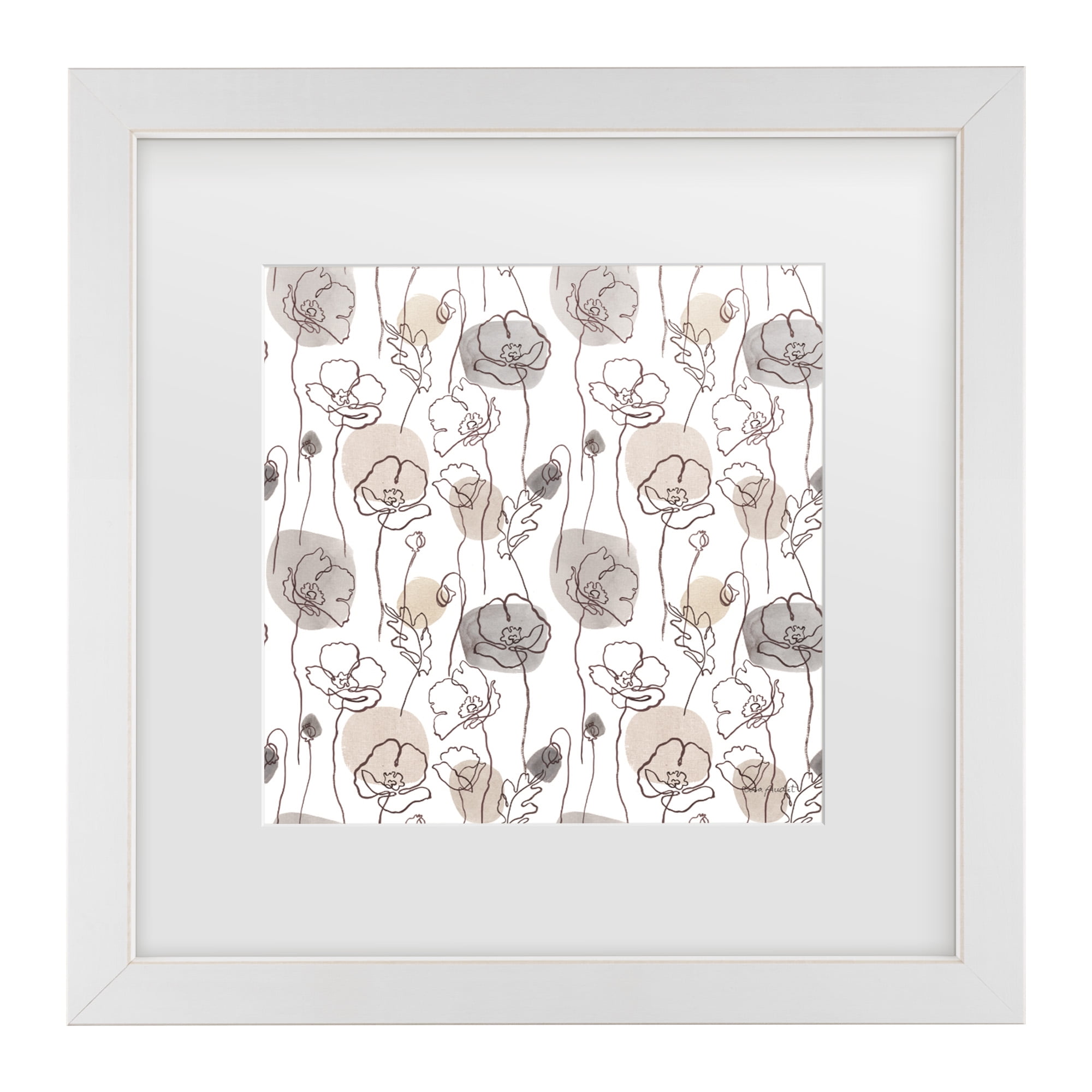 Lisa Audit 'Think Neutral 15' Matted Framed Art