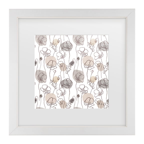 Lisa Audit 'Think Neutral 15' Matted Framed Art