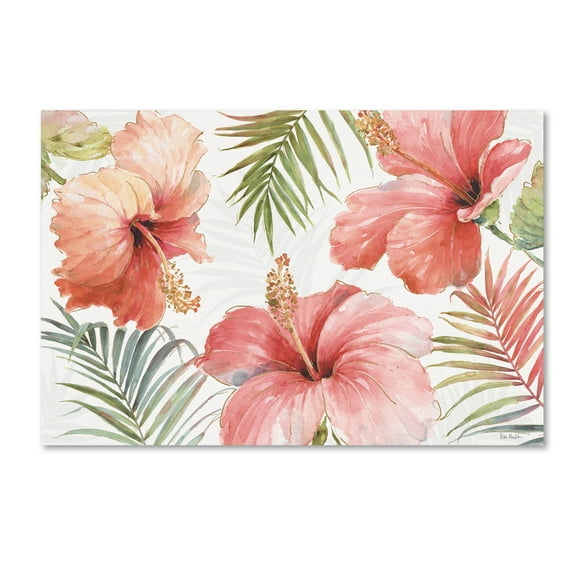 Lisa Audit 'Tropical Blush I' Canvas Art