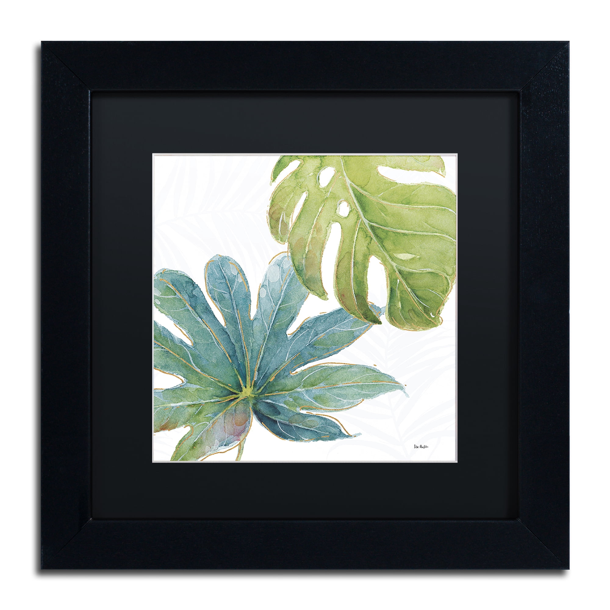 Lisa Audit 'Tropical Blush VII' Matted Framed Art