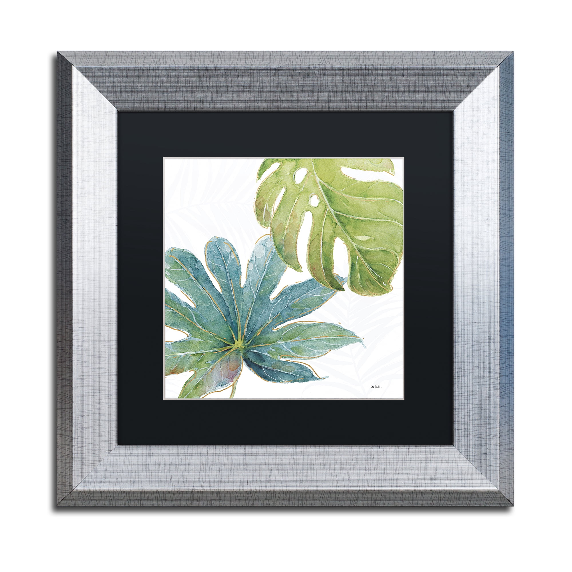 Lisa Audit 'Tropical Blush VII' Matted Framed Art