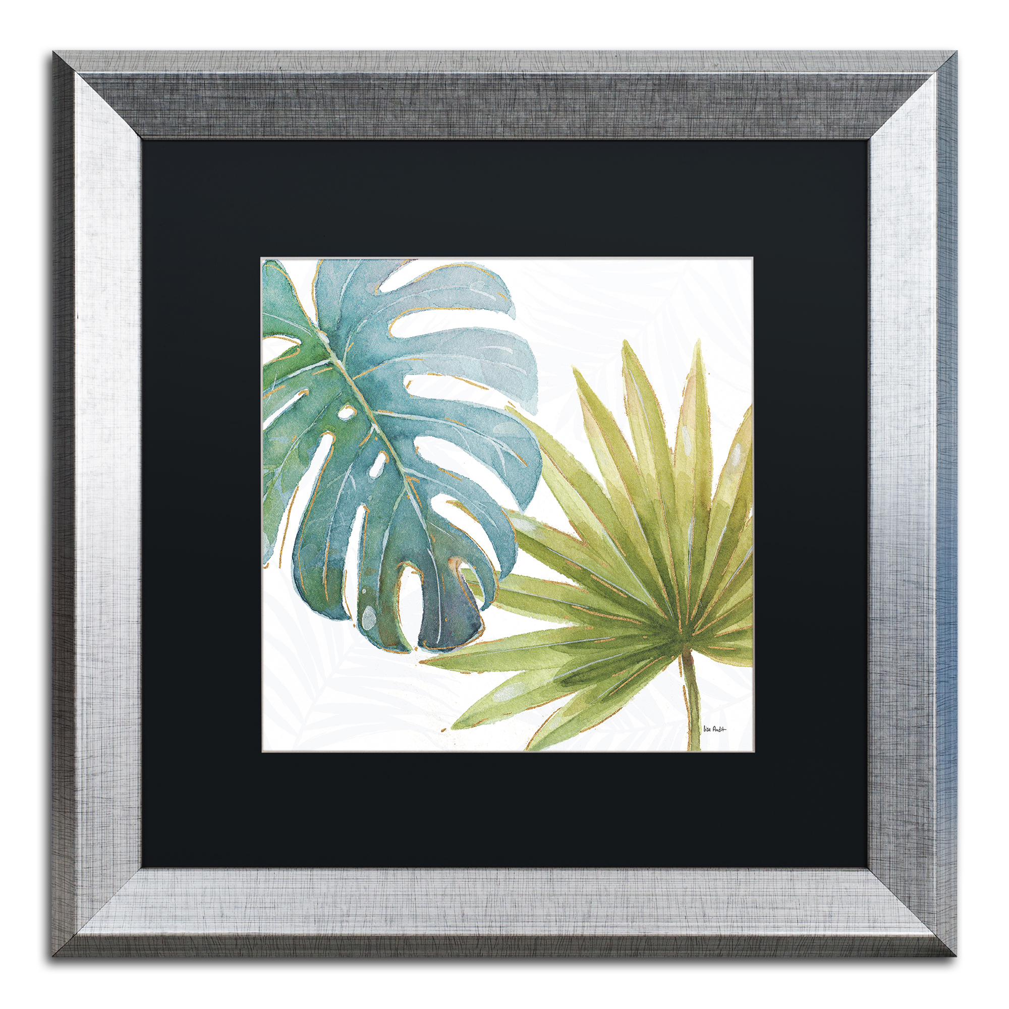 Lisa Audit 'Tropical Blush VIII' Matted Framed Art