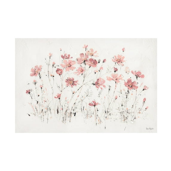 Lisa Audit 'Wildflowers I Pink' Canvas Art