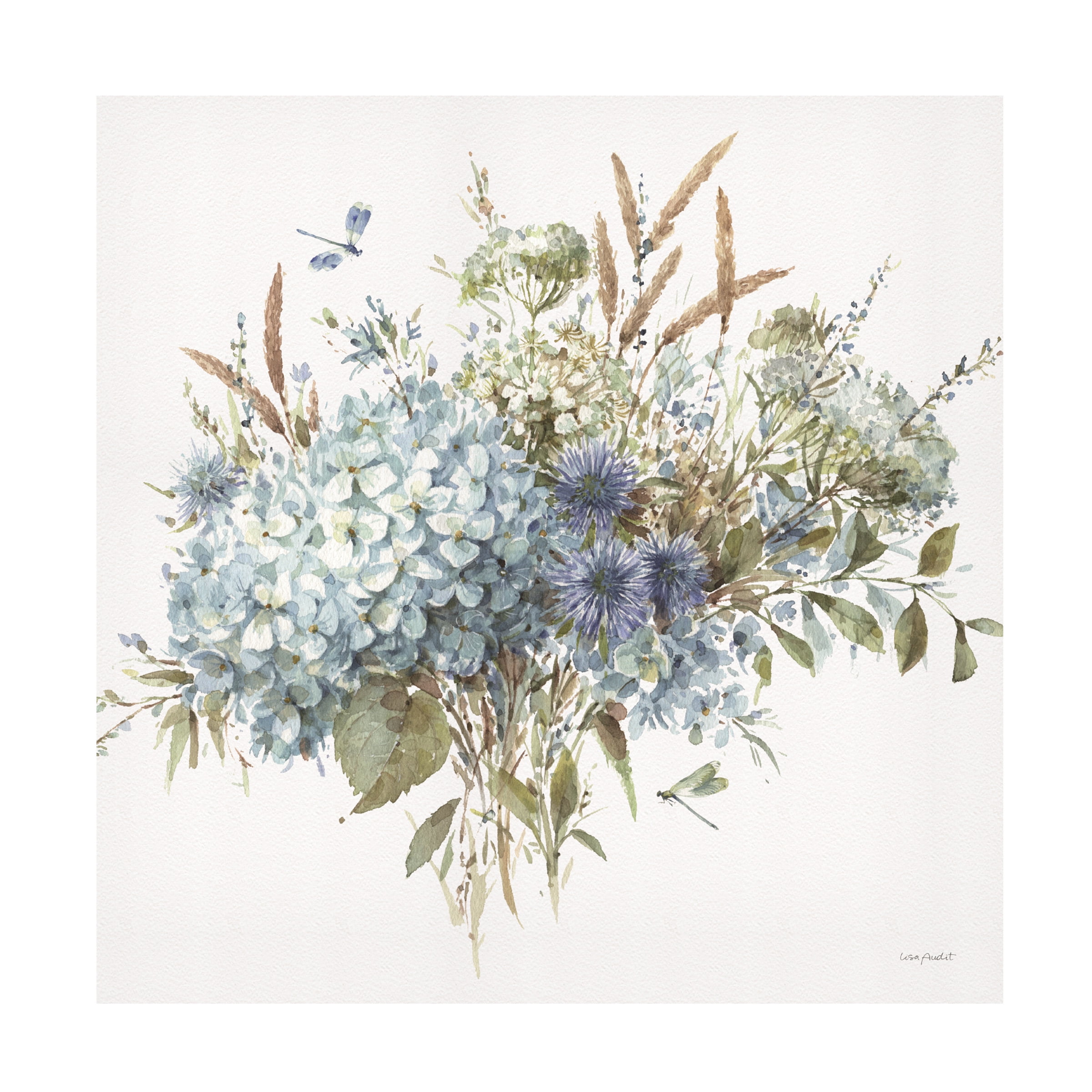 Lisa Audit 'bohemian Blues 01B' Canvas Art
