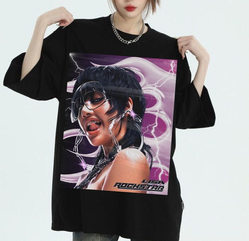 Lisa Blackpink Bootleg 90s Shirt K Pop and bp Inspired T Shirt Collection lalisa Girl T Shirt lisa blackpink Hoodie Sweatshirt blinks Fan