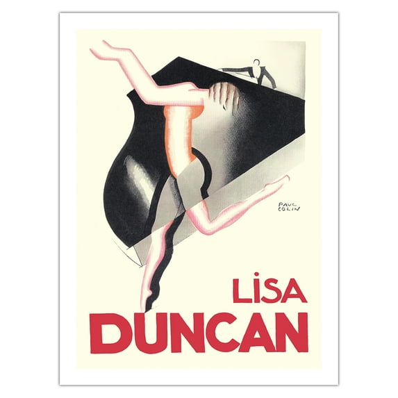 Lisa Duncan - The Isadorables - Modern Dance - Vintage Dance Poster by Paul Colin c.1927 - Bamboo Fine Art 290gsm Paper Print (Unframed) 24x32in