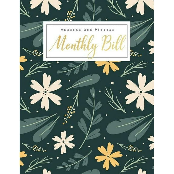 Lisa Ellen: Monthly Bill Expense Planner, Book 1 (Paperback)