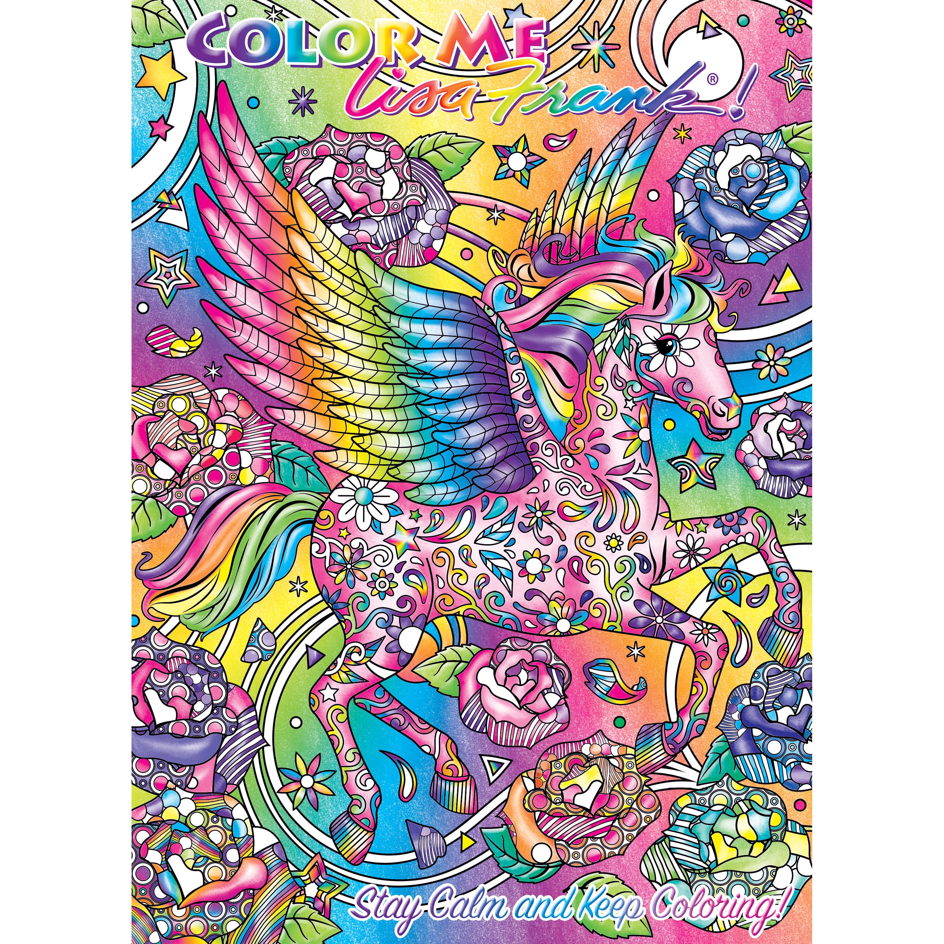 Lisa Frank 40 Page Advanced Coloring Book, Paperback, by Bendon