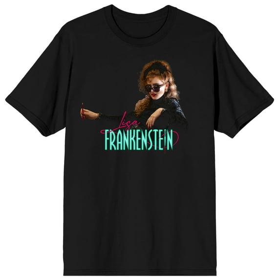Lisa Frankenstein Adult Black Short Sleeve Tee-XL