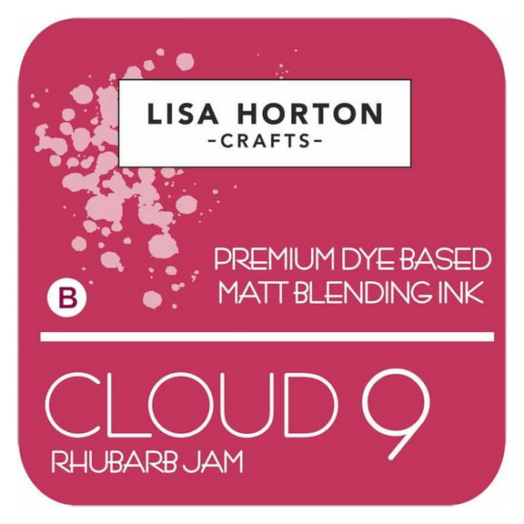Lisa Horton Crafts Cloud 9 Dye Based Matte Blending Ink Pad-Rhubard Jam