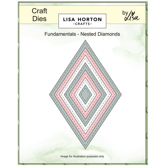 Lisa Horton Crafts Fundamentals Nested Dies-Diamonds