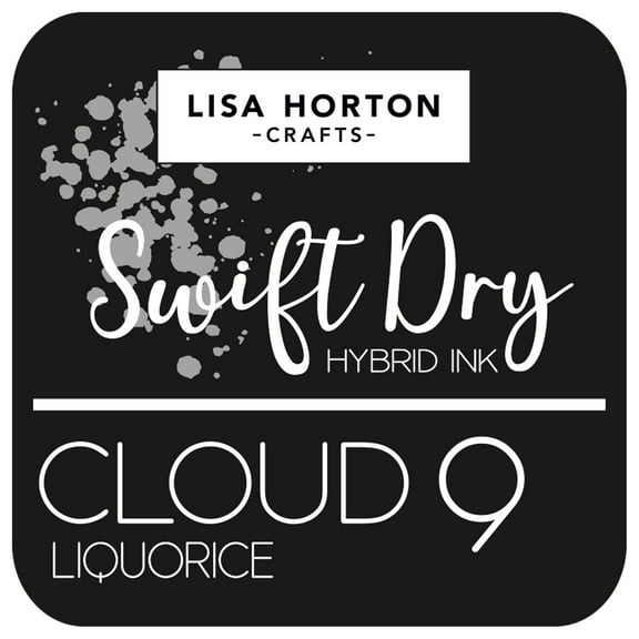 Lisa Horton Crafts Cloud 9 Swift Dry Hybrid Ink Pad-Liquorice Black