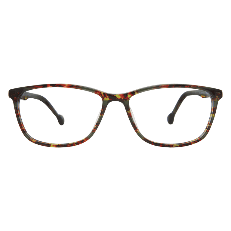 Lisa Loeb Eyeglasses Frames for Women, Green Flash 203, 56-16-140