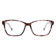 thumbnail image 1 of Lisa Loeb Eyeglasses Frames for Women, Spotlight 205, Grape Toffee, 55-15-140, 1 of 4