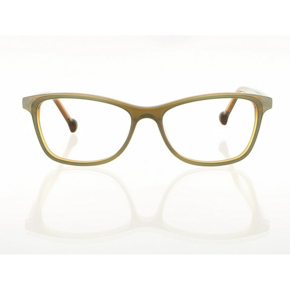 Lisa Loeb Kids / Petite Eyeglasses Frames, Little Bee 14, Papaya, 49-14-135