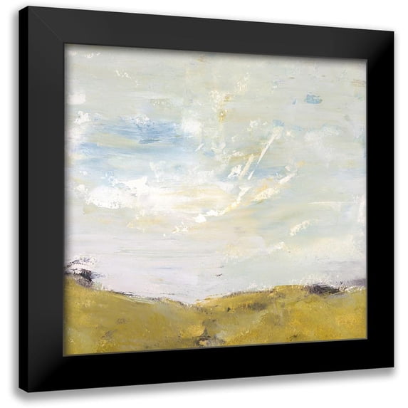 Lisa Mann Fine Art 21x20 Black Modern Framed Museum Art Print Titled - Where Creativity and Calm Convene