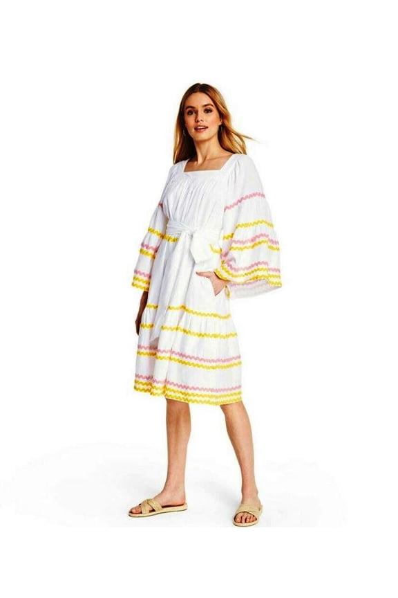 Ric Rac Flaire Sleeve Dress , M