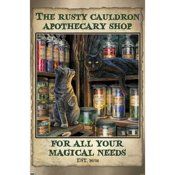 Lisa Parker - Apothecary Shop Wall Poster, 22.375" x 34"