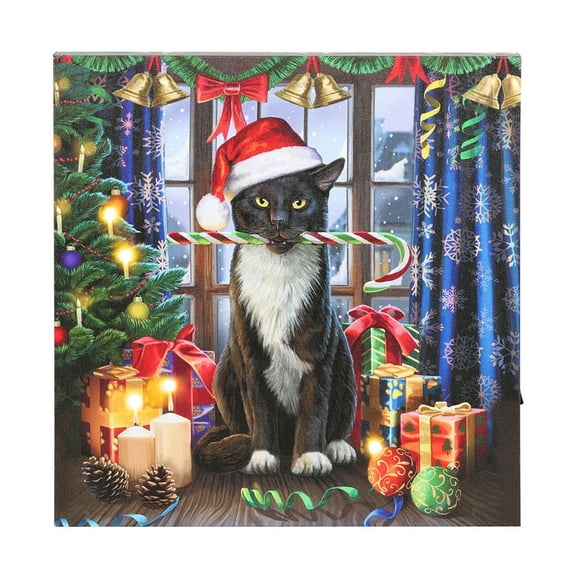 Lisa Parker Krampuss Christmas Light Up Canvas