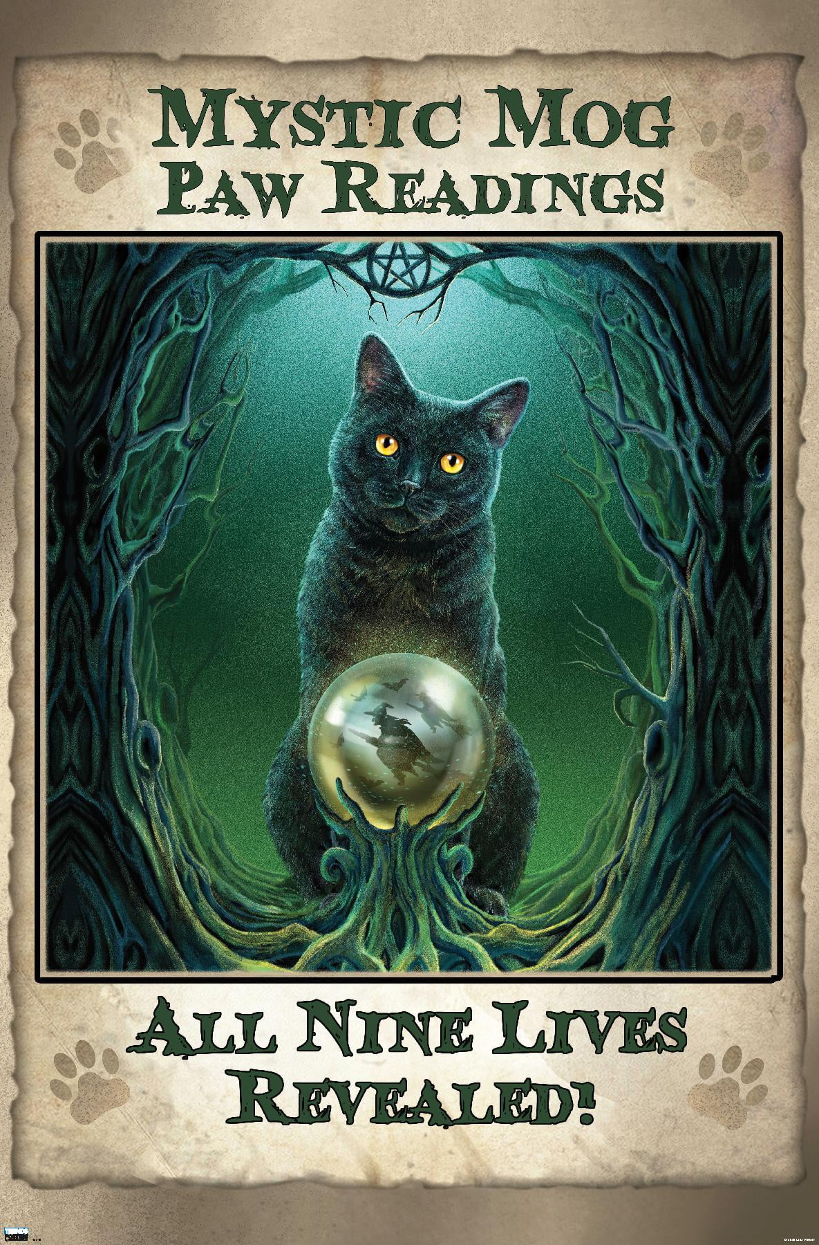 Lisa Parker - Mystic Mog Wall Poster, 22.375" x 34"