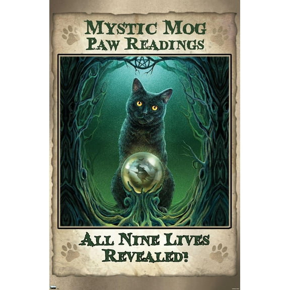 Lisa Parker - Mystic Mog Wall Poster, 22.375" x 34"