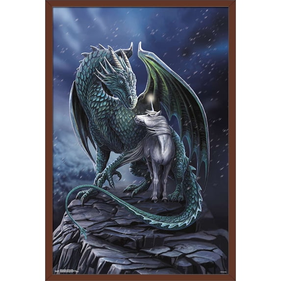 Lisa Parker - Protector Of Magic Wall Poster, 22.375" x 34", Framed