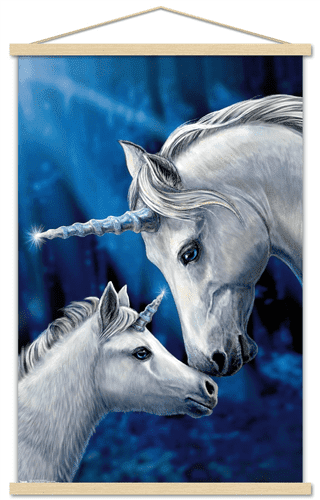 Lisa Parker - Sacred Love Wall Poster with Wooden Magnetic Frame, 22.375" x 34"
