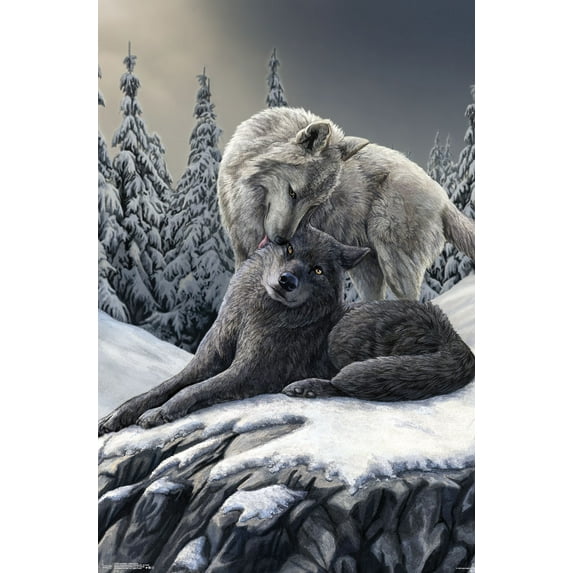 Lisa Parker - Snow Kisses Wall Poster, 22.375" x 34"