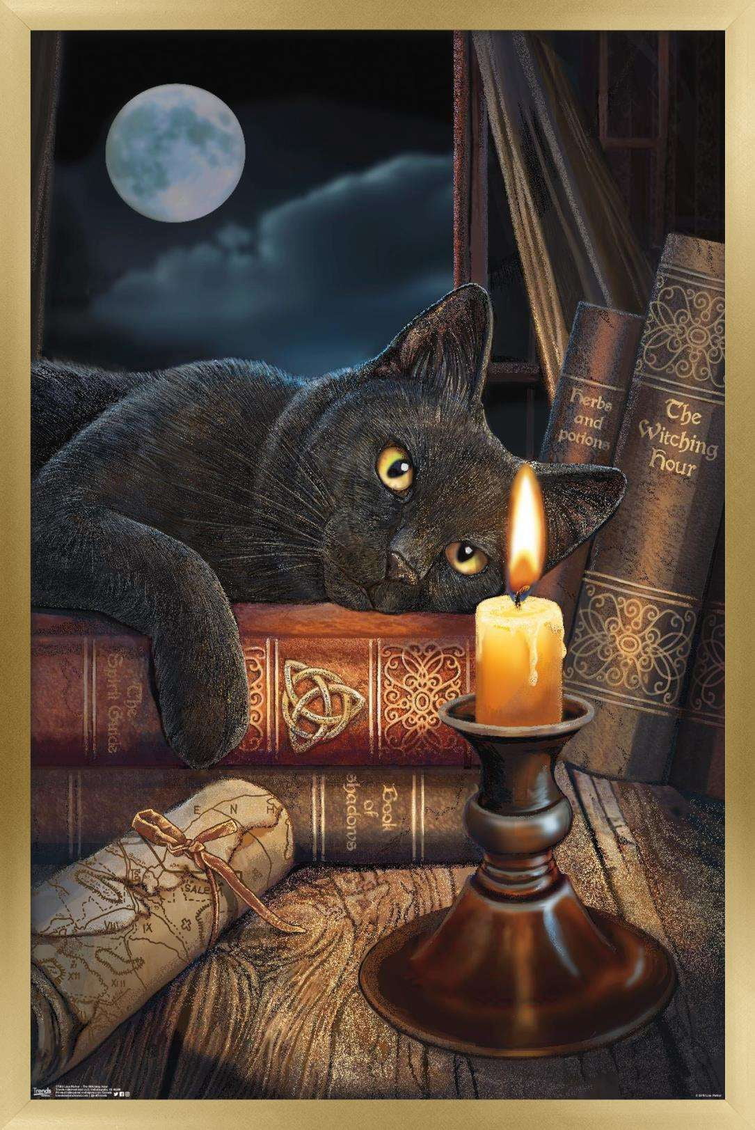 Lisa Parker - The Witching Hour Wall Poster, 22.375" x 34", Framed