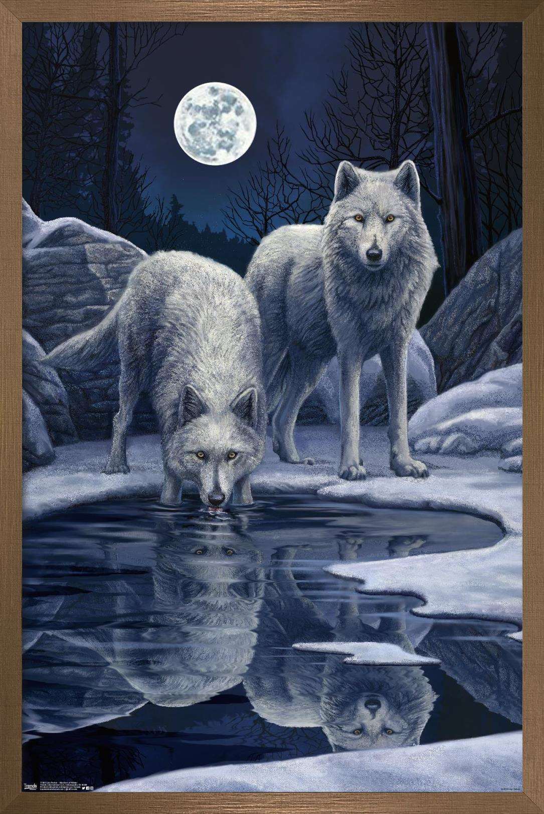 Lisa Parker - Warriors Of Winter Wall Poster, 22.375" x 34", Framed
