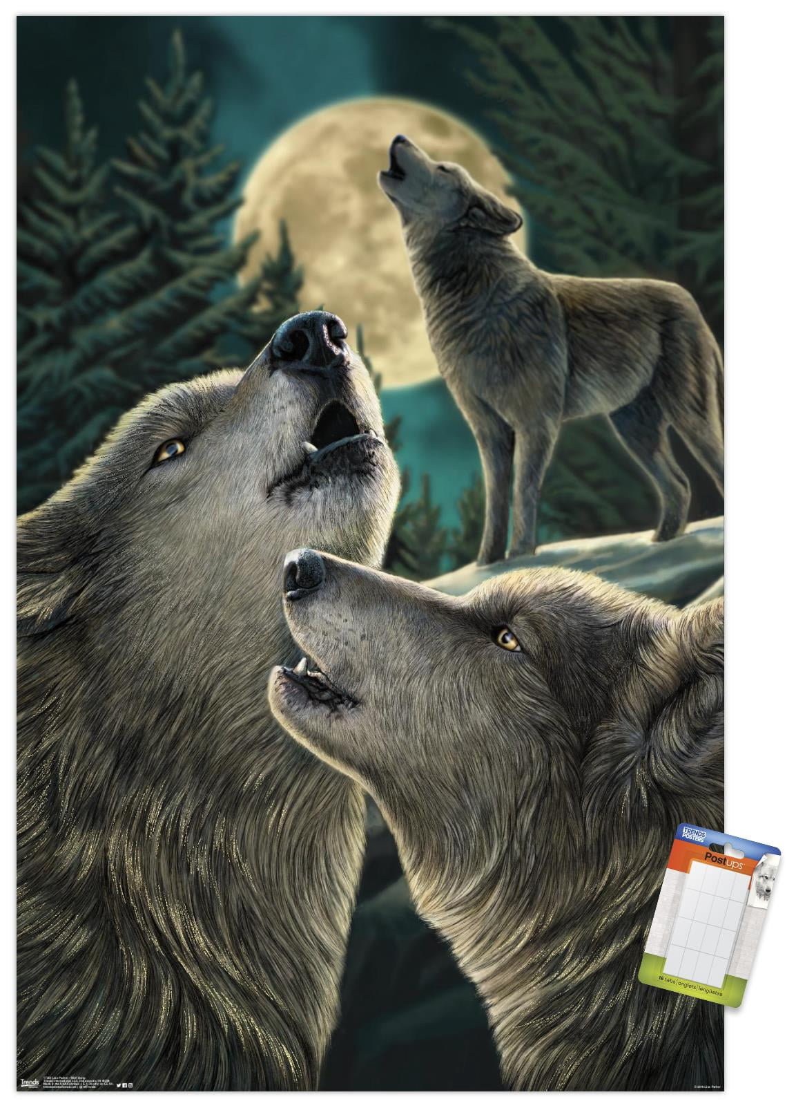 Lisa Parker - Wolf Song Wall Poster, 22.375" x 34"