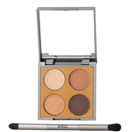 Lisa Rinna Beauty Get Naked Eyeshadow Quad Nude And Brush