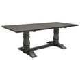 thumbnail image 1 of Lisa Rustic Smoked Gray Rectangular Dining Table, 1 of 1