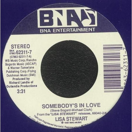 Lisa Stewart - Somebody's In Love / Is It Love - 7"