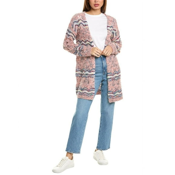 Lisa Todd womens  Wool & Alpaca-Blend Cardigan, l, Pink