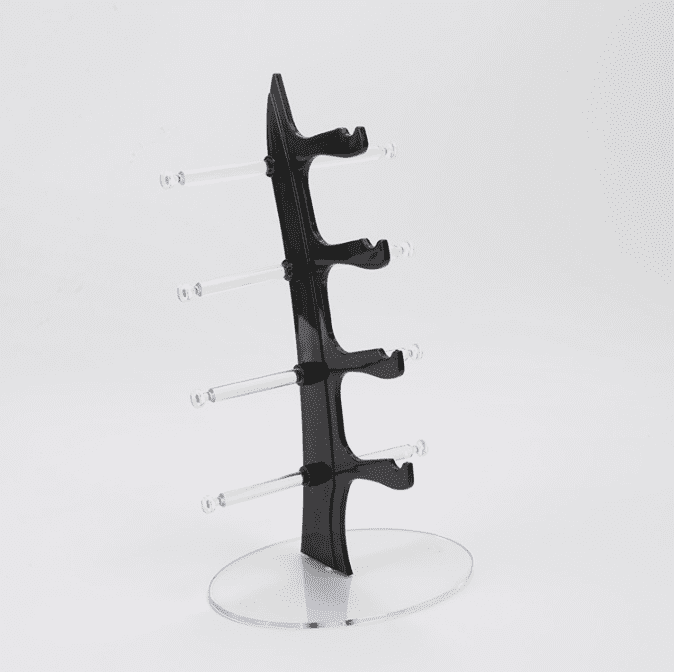 Lisade Acrylic Eyeglasses Frame Riser Clear Display Stand Sunglasses ...