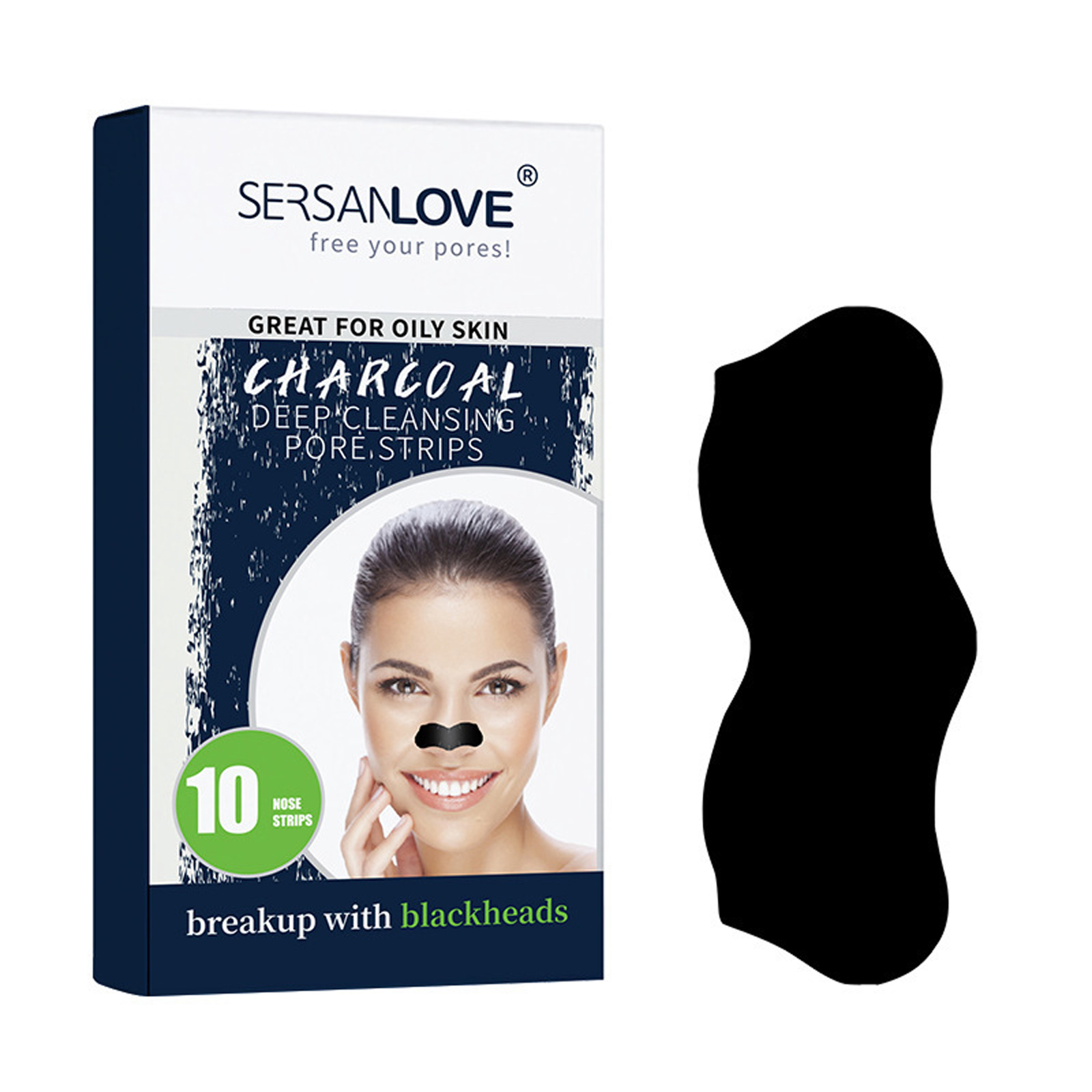 Lisade Blackhead Pore Strips,Nose Strips for Black Head Remover,Deep ...