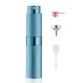 thumbnail image 1 of Lisapack 8ML Atomizer Perfume Spray Bottle for Travel, Empty Refillable Cologne Dispenser, Portable Sprayer (Stripe Blue), 1 of 5